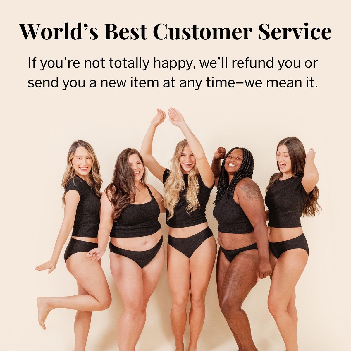 Pixie Organic Cotton Gusset Period Underwear Best Leakproof Panties with BloatFit™ Technology Ranked 1 for Ultra Soft Black - görsel 3