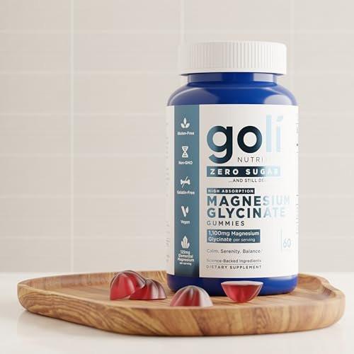 Goli Zero Sugar Magnesium Gummies - 125mg Magnesium Citrate with Vitamin D - No Artificial Sweeteners, No Sugar Alcohols - Vegan, Keto-Friendly, Gluten-Free - görsel 12