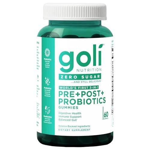 Goli Zero Sugar Pre Pro Postbiotic Gummies - World's First 3-in-1 with DE111, XOS, MCC1849 - No Sugar Alcohols - Vegan, Keto-Friendly, Non-GMO - görsel 6