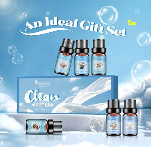Clean Essential Ois for Laundry, Fragrance Oil for Diffuser for Home, Candle & Soap Making, Fresh Linen, Fresh Cotton, Laundromat, Blossom Soap, Pure White Comfort, Fluffy Towels, Strong Scented Oils - görsel 9