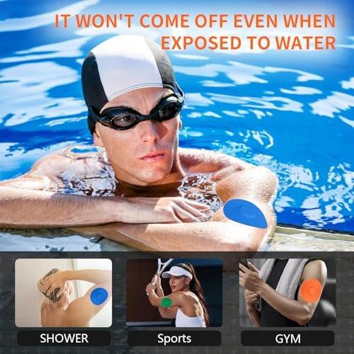 20pcs Sensor Covers for Libre 3 & Lingo Waterproof, Adhesive Patches for Lingo, Sweatproof CGM Protector, Lasts for 14 Days (10 Mix Color, Libre 3) - görsel 1