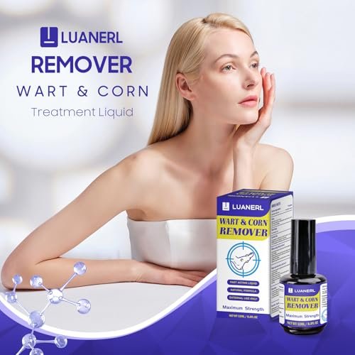 luanerl Wart & Corn Remover, 20% Salicylic – Natural-Based Ingredients: Formulated with natural components to – Image 9