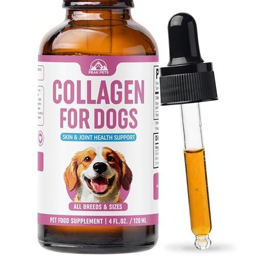 Premium Liquid Collagen for Dogs (120ml) Daily Collagen Dogs Supplement Drops with Types I, II & III & Hyaluronic Acid - Dog Supplement for Joints and Digestive Health - All Breeds & Sizes - USA Made - görsel 2