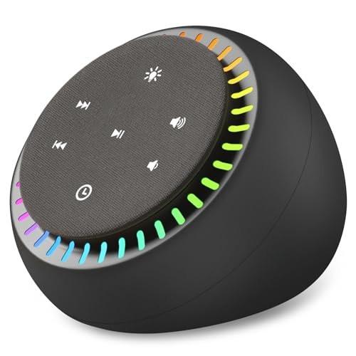 DreamSky Sound Machine for Sleep, White Noise for Sleeping Adults & Baby, Brown Noise Fan for Office Privacy & Noise Canceling, 26 Sounds & RGB Night Light, USB-C Powered for Home Travel - görsel 7