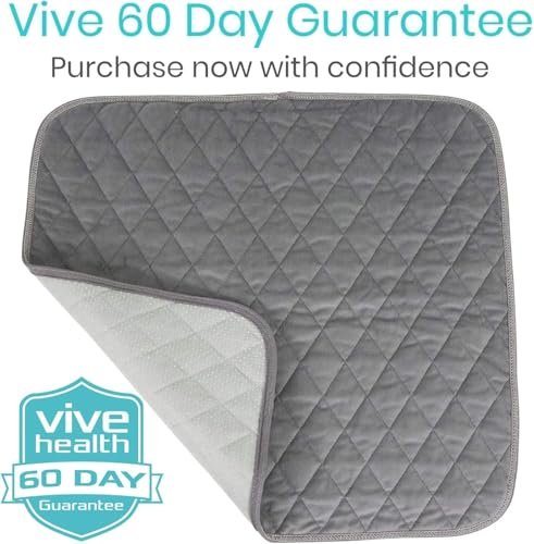 Sures Waterproof Chair Pads for Incontinence – High Absorbency: The polyester core quickly absorbs moisture, – Image 16