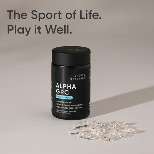 Sports Research® Alpha GPC 630mg (Extra – Servings Per Container: 60 – Image 8