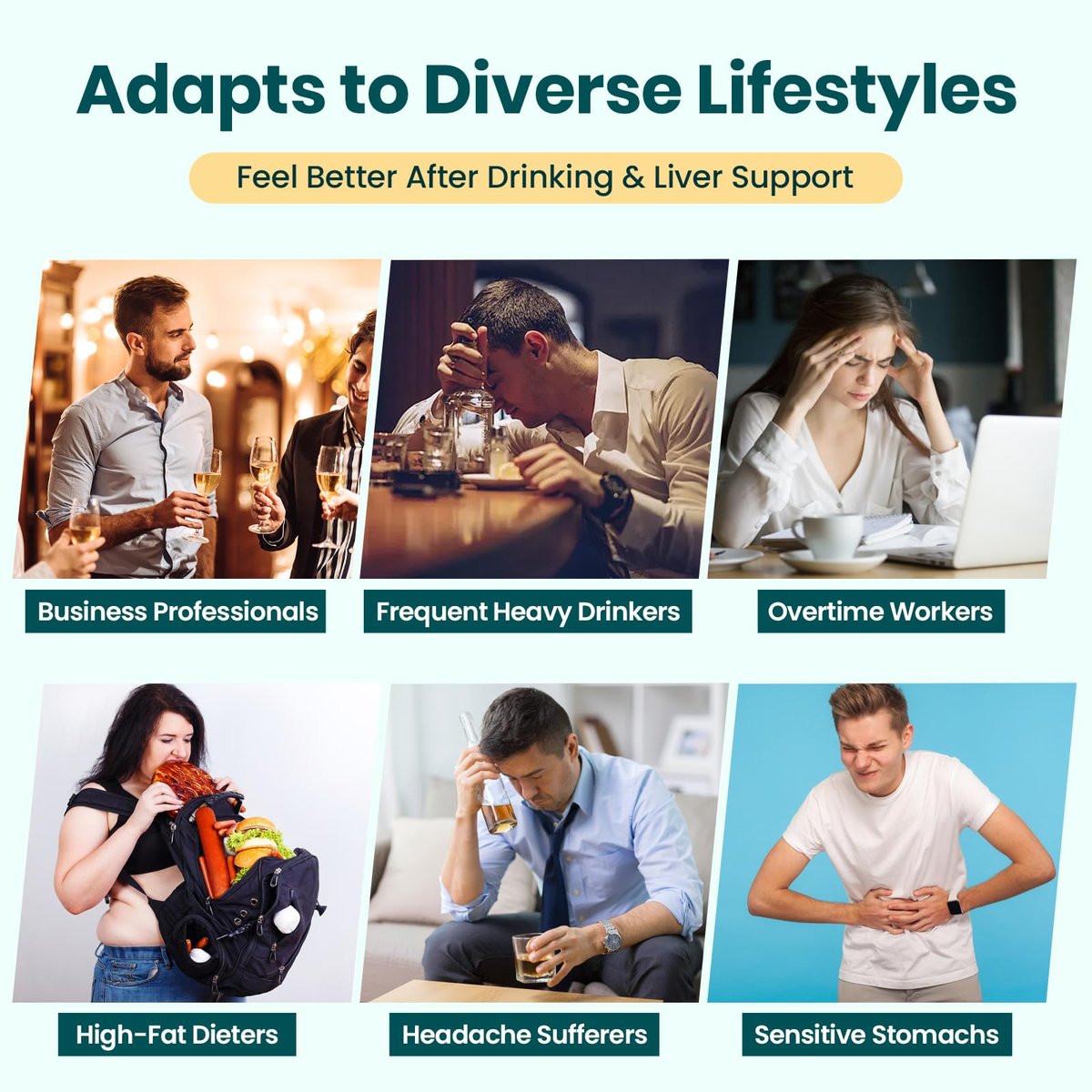 Zaigon Liposomal DHM Supplements, 1000mg Dihydromyricetin with L-Cysteine, Milk Thistle, Electrolytes, Ginger, NAC, L-Theanine & Vitamin B for Recovery After Drinking & Liver Support, 120 Capsules - görsel 14