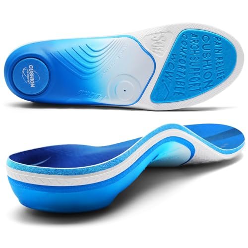 PCSsole Orthotic Insoles Pro for Plantar Fasciitis Relief - 240+lbs Heavy Duty High Arch Support Inserts with Max Cushion & Comfort - Shoe Insert for Flat Feet, Heel Pain, Overpronation - görsel 2