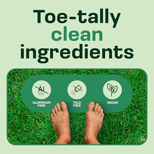 HAPPY SOLES Shoe Deodorizer & Foot Powder - Ultimate Foot Powder for Smelly Feet & Odor Control - Sweat-Absorbing & Long-Lasting Freshness - For Sweaty Feet & Unpleasant Shoe Smell (Eucalyptus Mint) - görsel 1