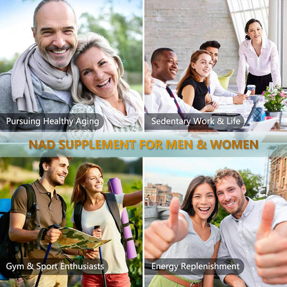 UNcena NAD Supplement 1500mg - Liposomal NAD+ Nicotinamide Riboside with Resveratrol, NAD Plus Boosting - Support Cellular Health, Stamina & Healthy Aging for Women & Men- 120 Capsules