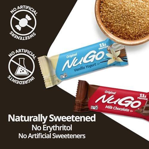 NuGo Protein Bar, Dulce De Leche, 15g Protein, Gluten Free, 15 Count - görsel 6