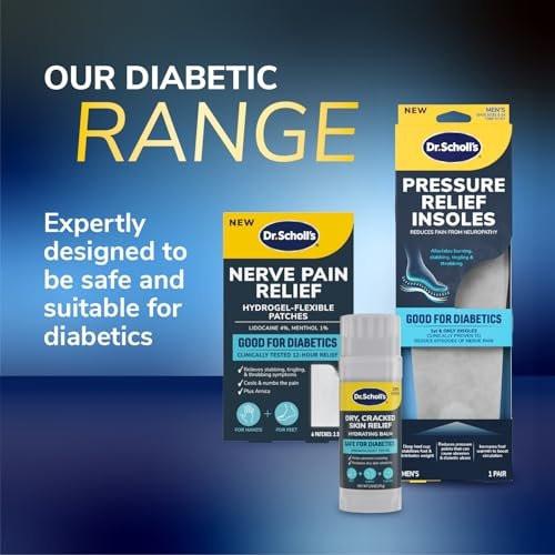 Dr. Scholl’s Pressure Relief Insoles - The Only Proven Insole to Reduce Episodes of Nerve Pain, Neuropathy Pain Relief for Feet, Good for Diabetics, Reduces Foot Pressure, Shoe Inserts Men Size 8-14 - görsel 6