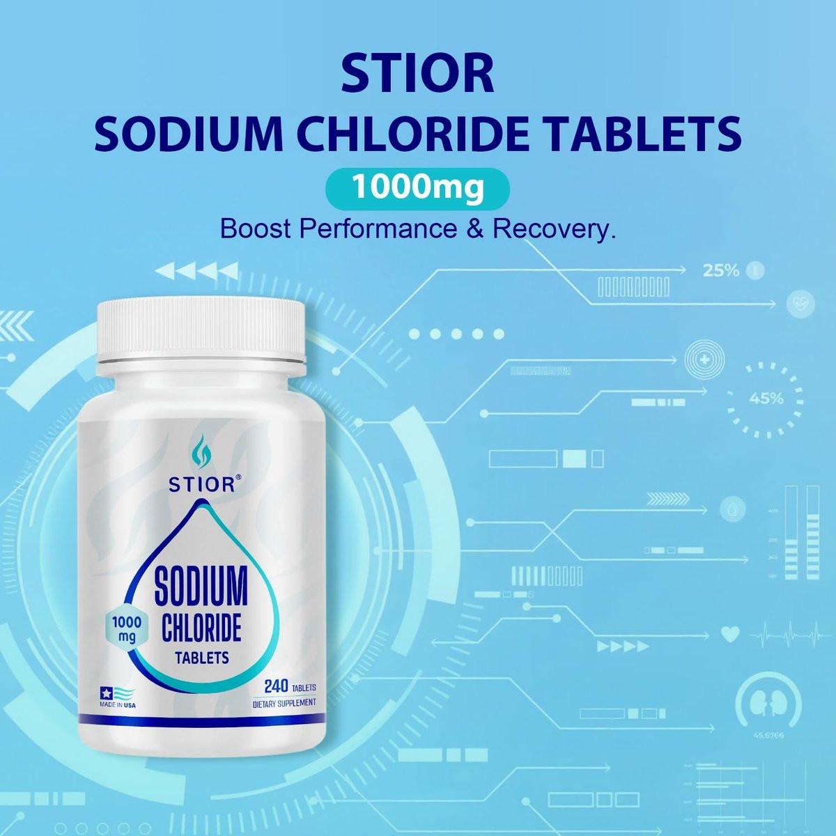 Pure Sodium Chloride Tablets 1000mg | 240 Count Salt Supplement | GMP Certified USA Facility, Third-Party Tested | Vegan, Non-GMO, Gluten Free, No Allergens & Artificial Additives - görsel 1
