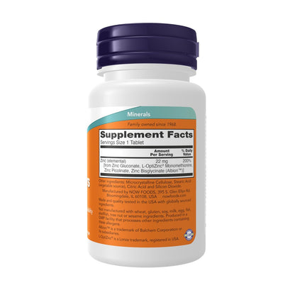 Now Supplements, Zinc Transporter, 90 Tablets, Vegan, Immune Support