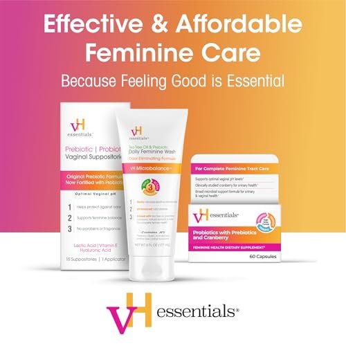 vH essentials Feminine Cleansing Wipes, 32 – Ingredients: Purified water, aloe barbadensis leaf juice, glycerin, – Image 12