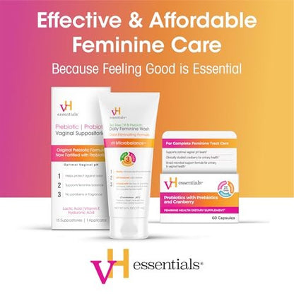 vH essentials Feminine Cleansing Wipes, 32 – Ingredients: Purified water, aloe barbadensis leaf juice, glycerin, – Image 12