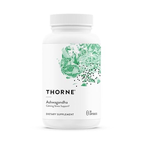 THORNE - Ashwagandha - Highly Concentrated Shoden - Calming Stress Support for Women & Men - Supports Daytime Energy, Mental Clarity & Optimal Immune Function* - Third-Party Certified - 30 Capsules - görsel 4