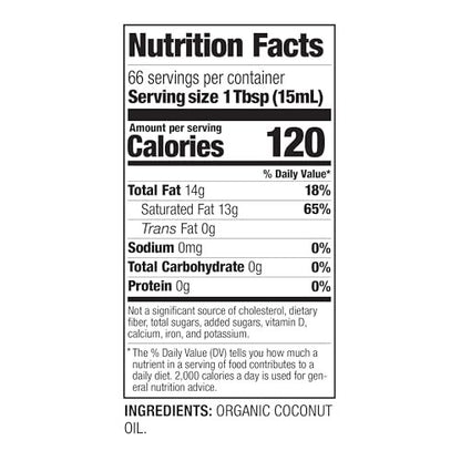 BetterBody Foods Organic Coconut MCT Oil - Energy Boosting - Keto-Friendly - C8 & C10 - Gluten Free - 1 Liter, 33.8 Fl Oz