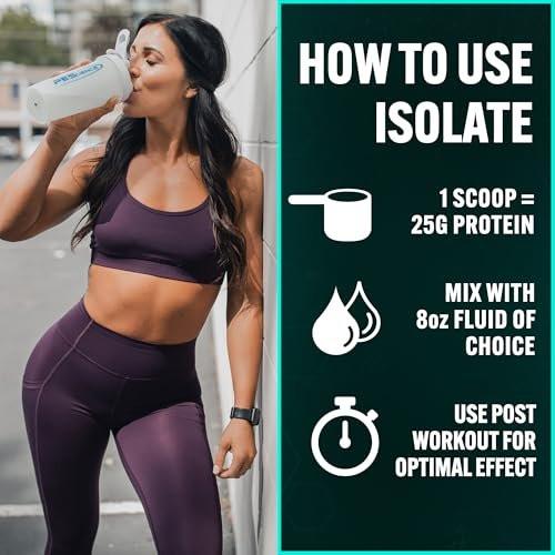 PEScience Isolate Whey Protein Powder, Vanilla Cupcake, 5 Servings, 100% Whey Protein Isolate, Low Carb, Fast Absorbing Post Workout Shake for Men and Women - görsel 8