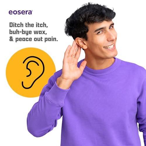 eosera Ear Wax MD Cleaning Kit - Fast-Acting Ear Wax Dissolving Drops & Rinse Bulb Syringe - Doctor Recommended, Clinically Proven Earwax Dissolver for Adults & Kids - Works in 15 Minutes - 10 Vials - görsel 4