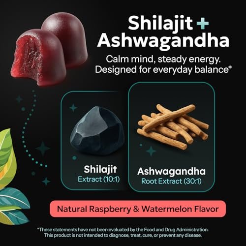 Enyvia Libido Support for Women Gummies - Fast Acting Intimacy and Mood Support with Shilajit and Ashwagandha - 60 Count - görsel 7