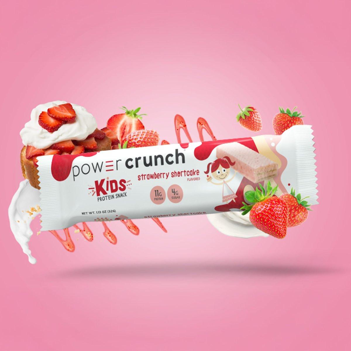 Power Crunch Kids Protein Wafer Bars High Protein Snacks with Delicious Taste, Strawberry Shortcake 1.13 Ounce (12 Count) - görsel 9