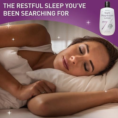 Seven Minerals Magnesium Lotion for Sleep - – Item Weight: 8 ounces – Image 8