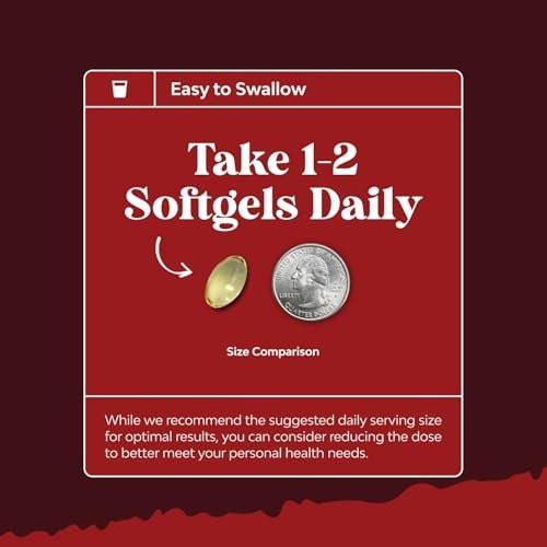 Icelandic Wild Caught Cod Liver Oil Softgels - Fish Omega 3, EPA, DHA, Vitamin D & A, 1000mg Per Serving - Burpless Capsules for Healthy Heart, Healthy Joints, Brain & Immune Support - 60 Count - görsel 12