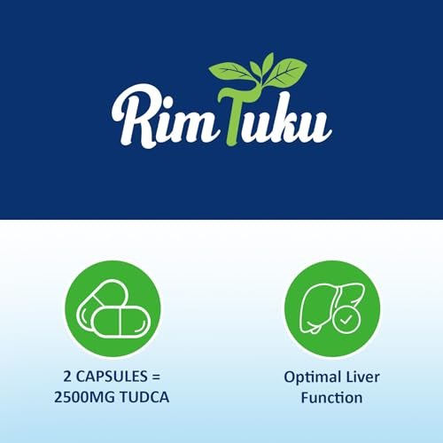 RimTuku 2500MG TUDCA Supplement - Bile Salts Liver Detox & Cleanse and Gallbladder Cleanse Health Formula Live Supplement 60 Capsules - görsel 9