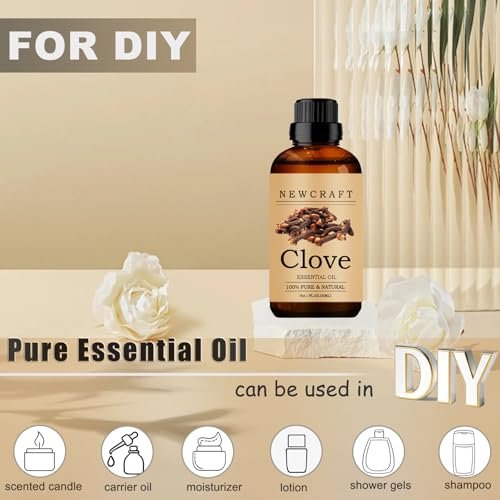 Clove Essential Oils, 100% Pure and Natural Essential Oil for Aromatherapy Diffuser - Clove/1 Fl Oz - görsel 1