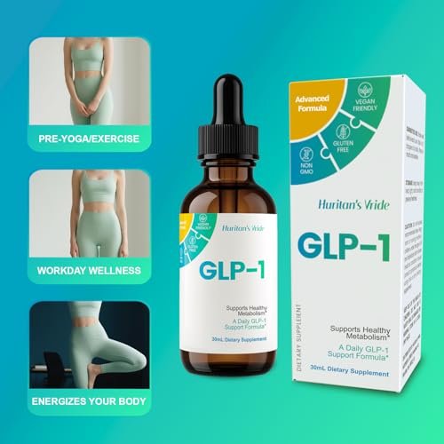 Huritan's Vride GLP-1 Drops for Women & Men - Premium GLP-1 Supplement with Berberine, Cinnamon, Green Tea Extract & Bromelain for Daily Wellness & GLP1 for Weight Loss Support - 2 Pack - görsel 4