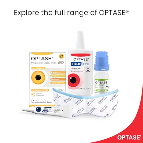 Optase HYLO Forte Dry Eye Drops, Preservative-Free 300 Drops – Extra Moisture – Active Glycerin & Hyaluronic Acid – Contact Lens Compatible – 0.33 fl oz - görsel 8