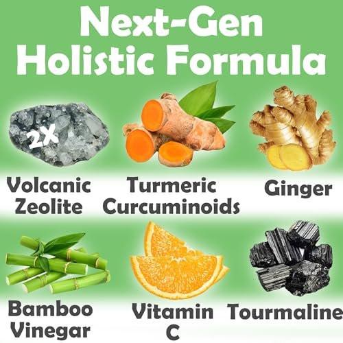 Advanced Zeolite Foot Pads: Plus Curcumin & Ginger, Effective Power Blend, Premium 20 Pack of Foot Patches - görsel 9