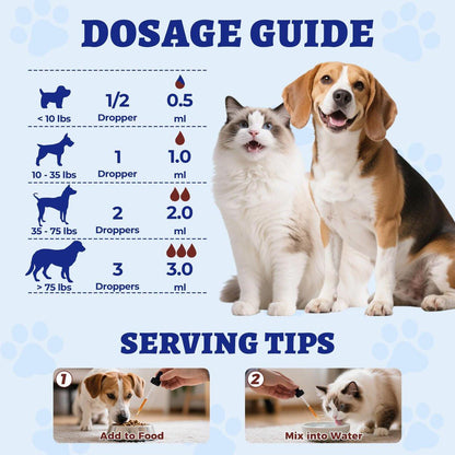 4oz Liquid Iron Supplement for Cats & Dogs - Vitamin B12 & C - Cat Anemia Supplements, Hemoglobin Support, Lethargy, Pregnant Cat & Dog Essentials, Kitten & Puppy Supplements - Large Volume