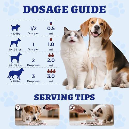4oz Liquid Iron Supplement for Cats & Dogs - Vitamin B12 & C - Cat Anemia Supplements, Hemoglobin Support, Lethargy, Pregnant Cat & Dog Essentials, Kitten & Puppy Supplements - Large Volume - görsel 16