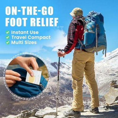 Hydrocolloid Blister Bandages, 36PCS Blister Bandages for Feet, Heel & Toe – Blister Prevention Waterproof Blister Pads & Blister Cushions – Long-Lasting Comfortable for Shoes