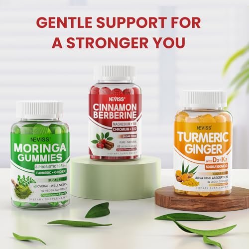 Organic Ceylon Cinnamon Berberine Supplement Gummies Sugar Free Berberine HCl Complex Gummy, Berberine with Ceylon Cinnamon, Bitter Melon, Chromium & Magnesium Glycinate, Vitamin B6 & B12, Vegan, 60ct - görsel 8