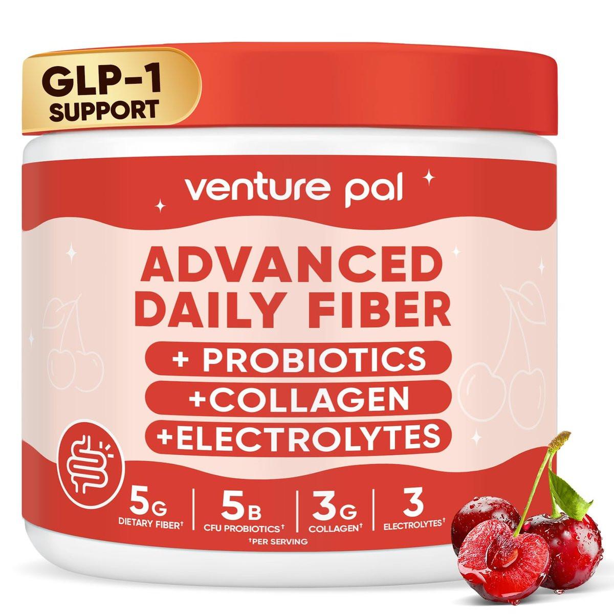 6-in-1 Daily Prebiotic Fiber Powder for Gut – Prebiotic Fiber Blend: Fuels beneficial gut bacteria, promoting – Image 1
