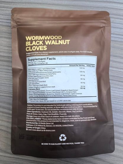 18-in-1 Black Walnut Wormwood Cleanse for – 18 Active Ingredients: A synergistic blend of black walnut, wormwood, – Image 12