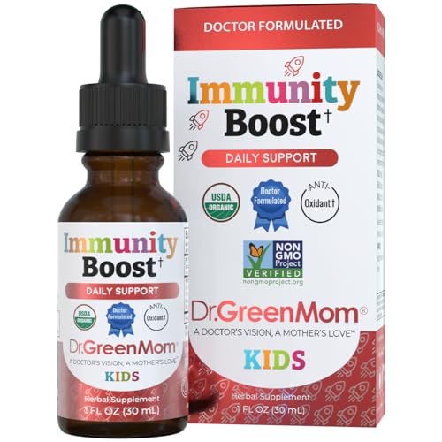 Dr. Green Mom Immunity Boost - Herbal Immune Support Supplement for Babies, Toddlers and Children - Liquid Drops with Organic Echinacea, Elderberry, Astragalus & Vitamin C - görsel 10