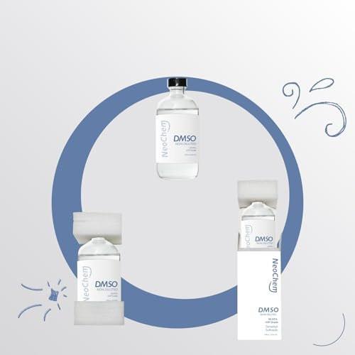 NeoChem Dimethyl Sulfoxide (DMSO) 99.95% Pure Liquid | 8 oz. DMSO Non-diluted | Undiluted & Odorless, Contained in Premium Glass Bottle - görsel 4