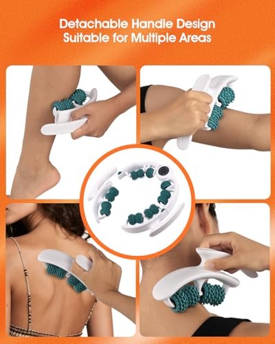 Rovista Anti Cellulite Massage Tool - Ergonomic Cellulite Remover for Legs and Arms with Detachable Handles - Smooth-Glide Lymphatic Drainage Massager for Boost Confidence and Tightened Skin (Green) - görsel 10