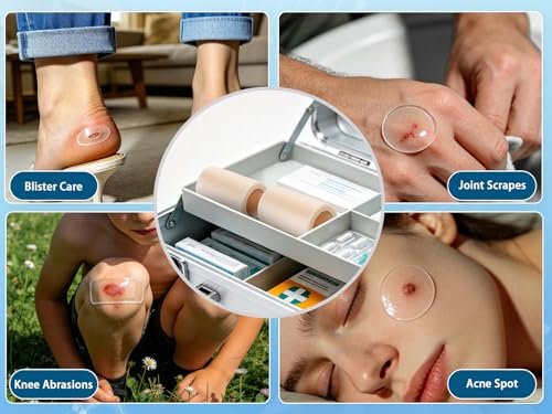 Hydrocolloid Bandages for Wound Care, – Flexible & Waterproof: Moves with your skin and stays on even when wet, – Image 14