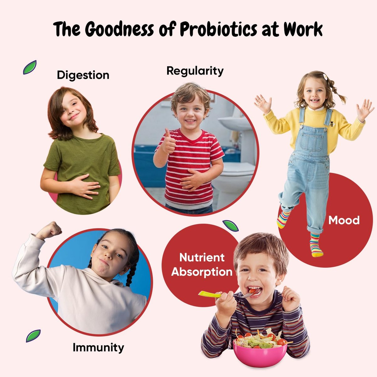 maxmedix Kids Probiotics Gummies | Prebiotic + Probiotics for Kids - 1 Billion CFU & Inulin (45-Day Supply) | 90 Children Synbiotic Gummies | Natural Apple Flavor | Vegan, Non-GMO - görsel 7