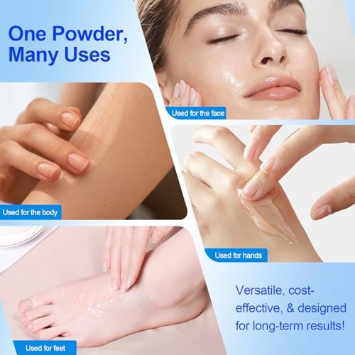 2 Pack Hyaluronic Acid Powder for Skin – High Molecular Weight, Deeply Hydrating, Cosmetic Grade Water-Soluble Powder, Vegan, Gluten-Free, Ideal for DIY Serums & Creams, 7.6oz - görsel 13