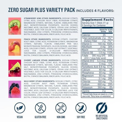 DripDrop Zero Sugar Plus - Sugar Free – Non-GMO and Vegan: Made with clean ingredients suitable for plant-based – Image 5