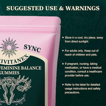 ZuriVitaNex Women’s Daily Probiotic Gummies – Feminine Balance & pH Support: Formulated with probiotics that help – Image 1