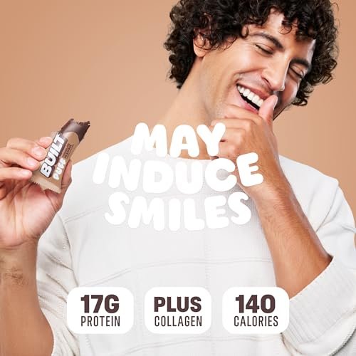 BUILT Bar Puff Protein Bars - Chocolate Milkshake - 17g Protein Snack Bars with Collagen - Calorie Conscious & Gluten Free - 12 Count - görsel 7