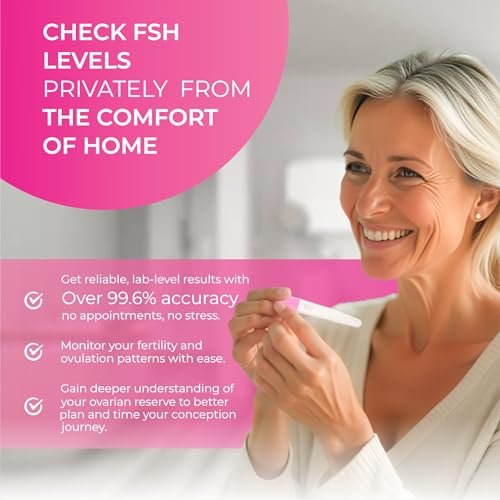 Menopause Test Strips at Home (5 Pack) Results in 3 Minutes - FSH Menopause Stage Indicator | Perimenopause Test Strips Help You Determine Your Menopause Levels - görsel 11