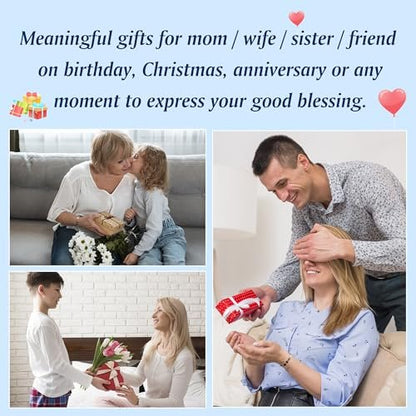 LAVEIR Moon Phase Crystal Healing Bracelet – Size: One size fits most (adjustable stretch cord) – Image 9